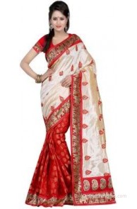 Sonakshi Sarees Printed Chanderi Silk Sari